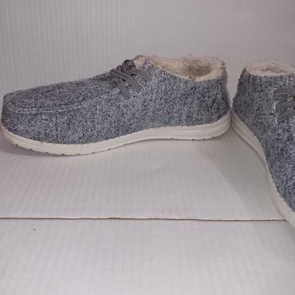TOMMY BAHAMA MEN'S FAUX FUR LINED CASUAL SLIP ON SNEAKERS  HEY DUDE STYLE - Picture 5 of 10